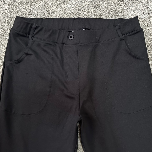 Yogipace | Straight Leg Stretch Dress Pants Belt loops 4 pockets, Size Large - Picture 4 of 8
